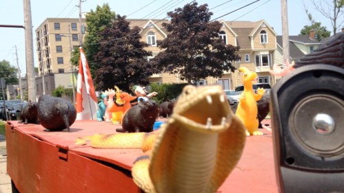 Detailed top of scooter